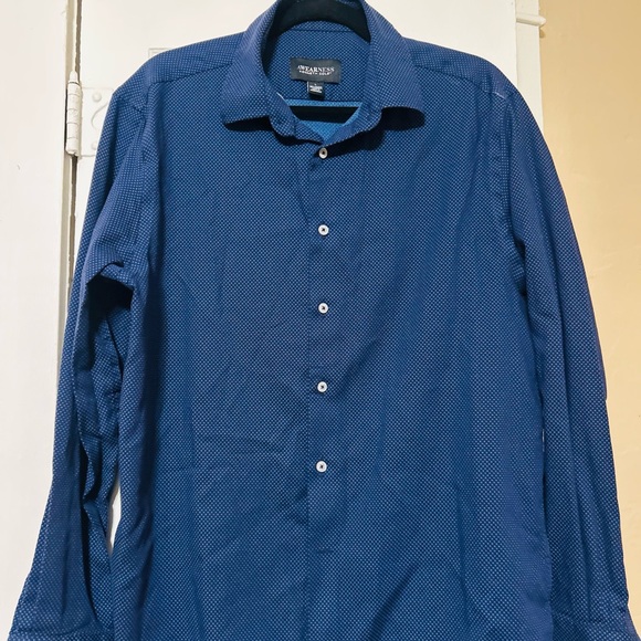Blue Casual Button Down Shirt - Picture 1 of 3